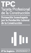 Tarjeta Profesional de la Construcción